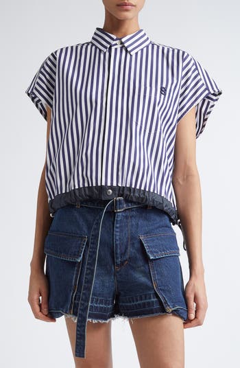 サカイ sacai　コットンシャツ Thomas Mason サカイ - sacai | Thomas Mason / S Cotton Poplin | RESTIR