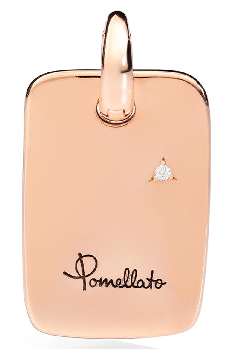 Sabbia Diamond Pavè Pendant, Alternate, color, ROSE GOLD