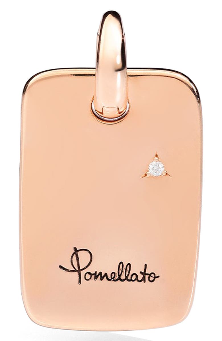 Pomellato Sabbia Diamond Pavè Pendant, Alternate, color, Rose Gold