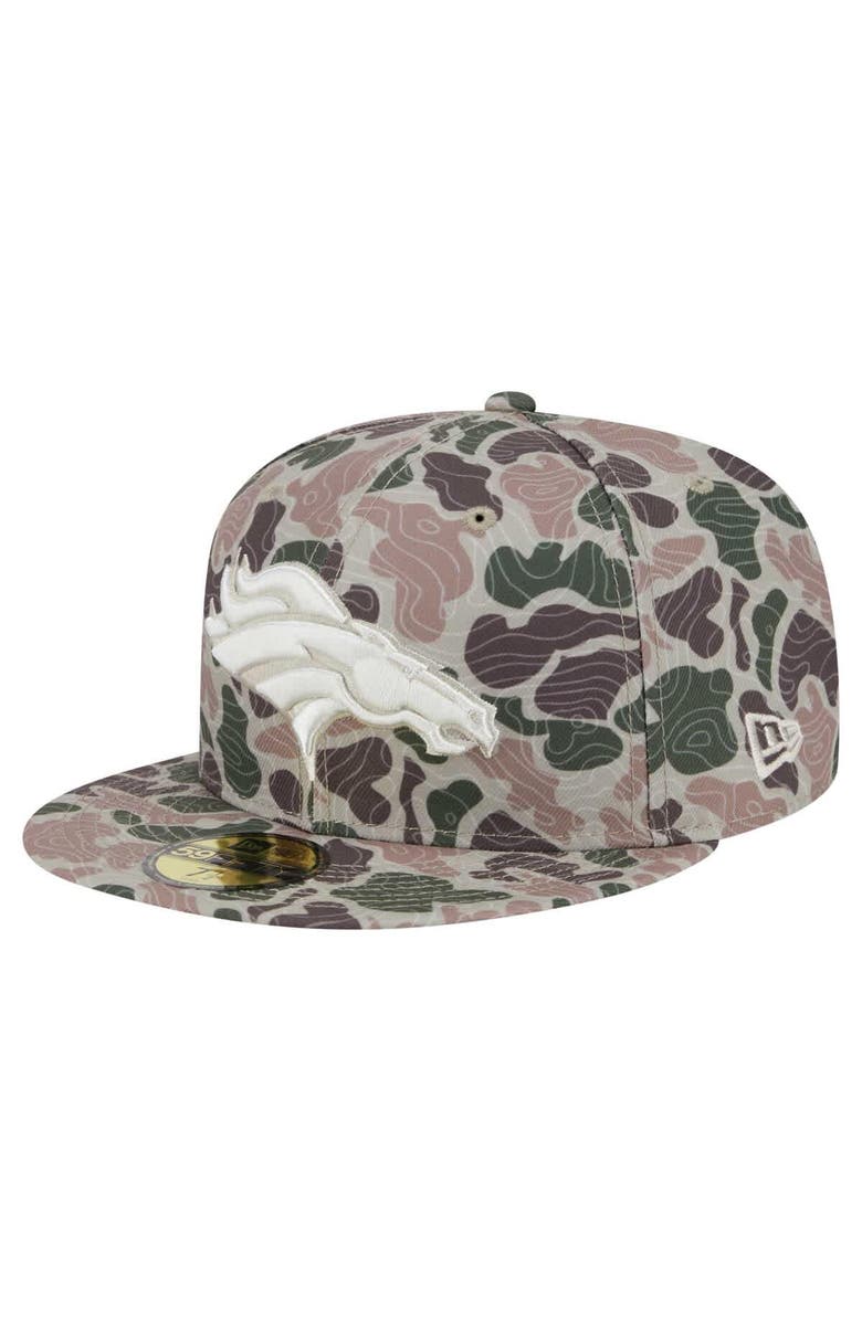 New Era Men's New Era  Denver Broncos Geo Camo 59FIFTY Fitted Hat, Main, color, 