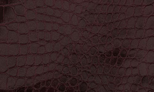 Shop Mango Snake Embossed Faux Leather Flare Pants In Burgundy