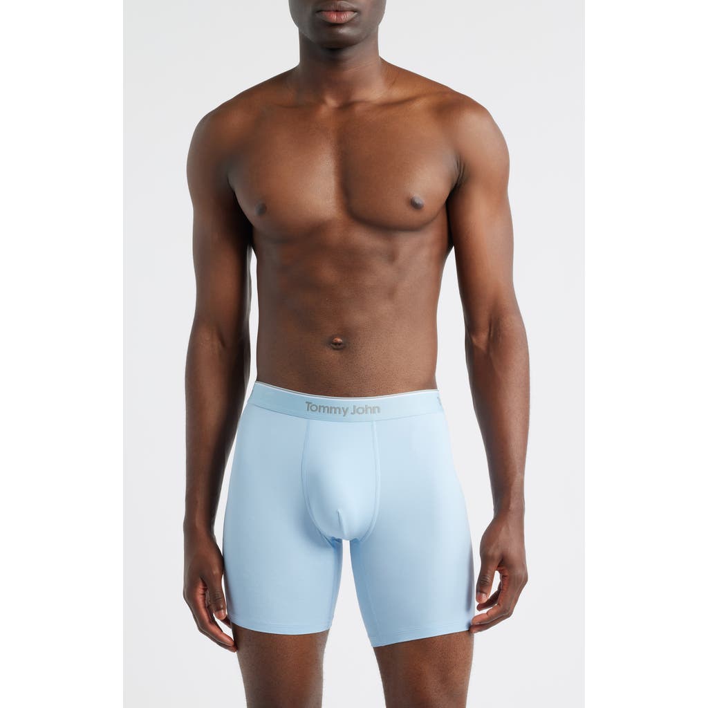 Tommy John Micro Stretch 4-pack 6-inch Boxer Briefs In Blue