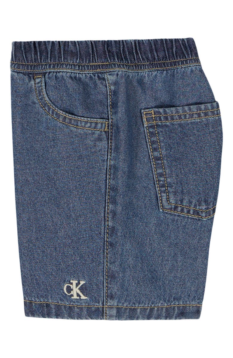 Calvin Klein Kids' Logo T-Shirt & Denim Shorts Set, Alternate, color, Grey Multi