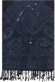 GERARD DAREL Sirine Paisley Jacquard Print Scarf