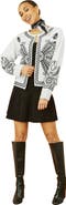 Yumi Knitted Folk Edge To Edge Cardi
