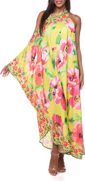 RANEES One-Shoulder Cover-Up Maxi Dress