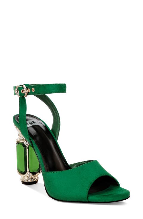 Raome Embellished Heel Sandal