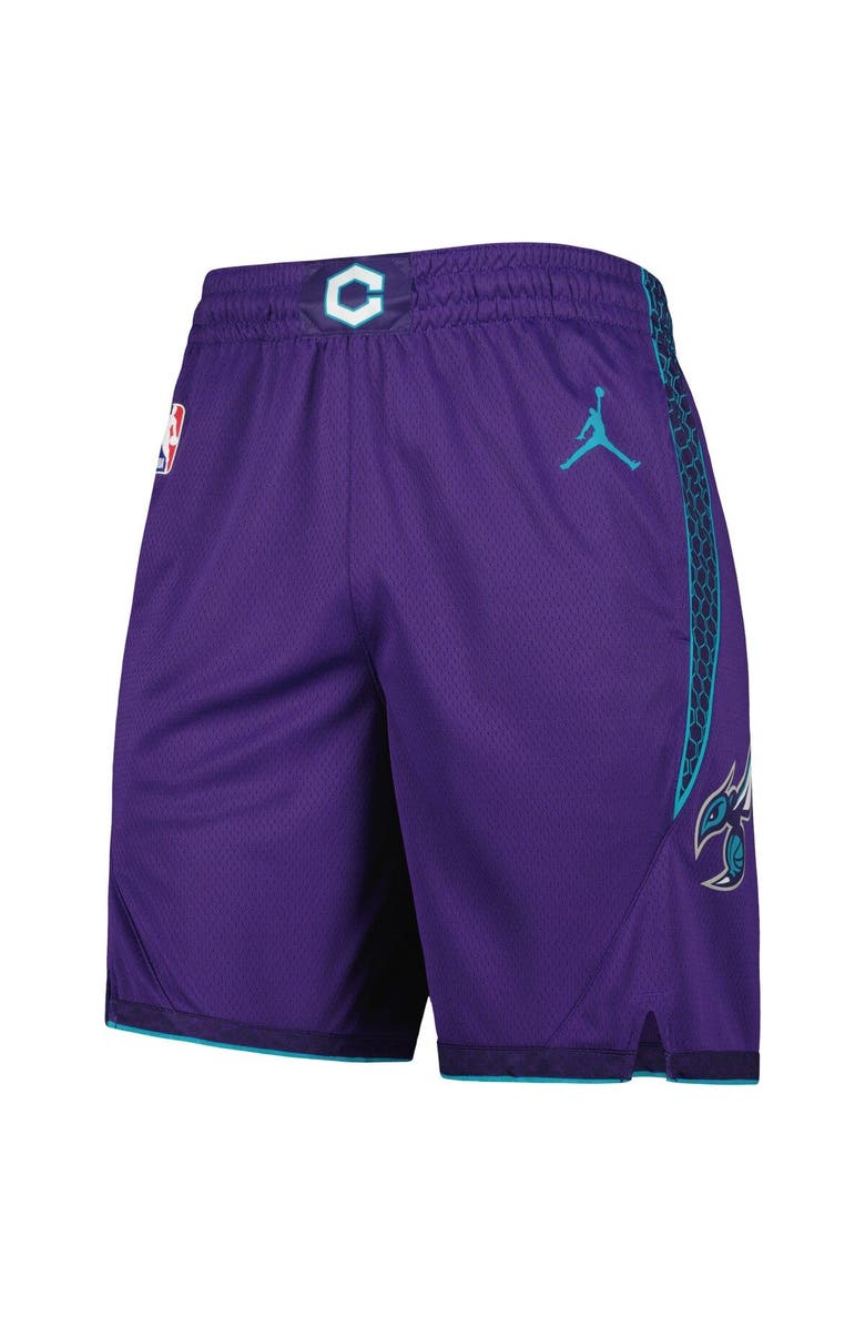 Jordan Brand Men's Jordan Brand Purple Charlotte Hornets 2022/2023 Statement Edition Swingman Performance Shorts, Alternate, color, Purple