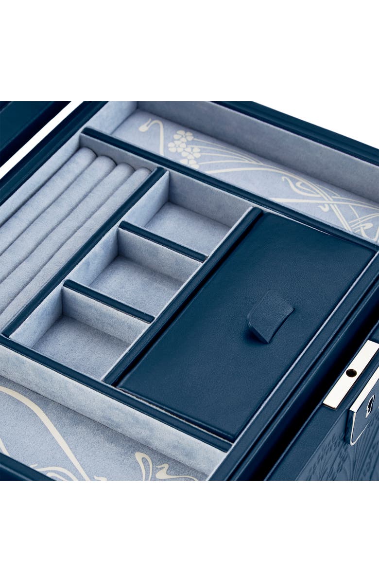 WOLF X LIBERTY Large Jewelry Box, Alternate, color, Navy