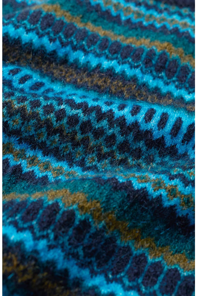 Annik Fair Isle Wool & Mohair Blend Sweater Vest, Alternate, color, KNIT MODERNIST CYAN MULTI