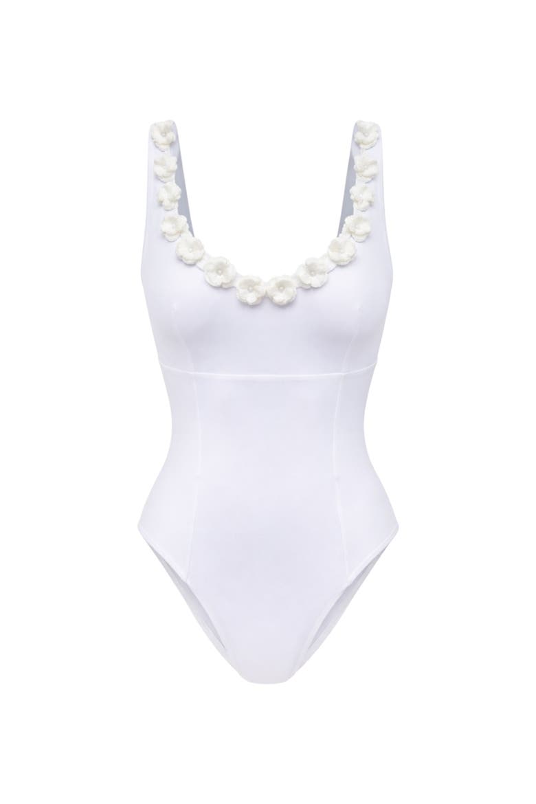 Satuna Swimsuit, Alternate, color, White