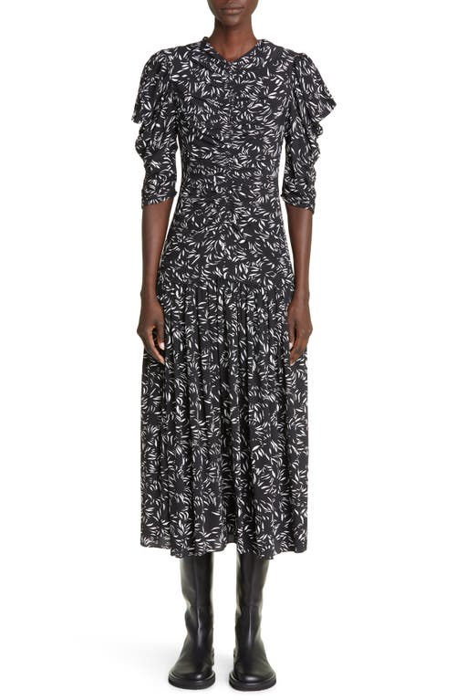 Proenza Schouler Ruched Crêpe De Chine Dress