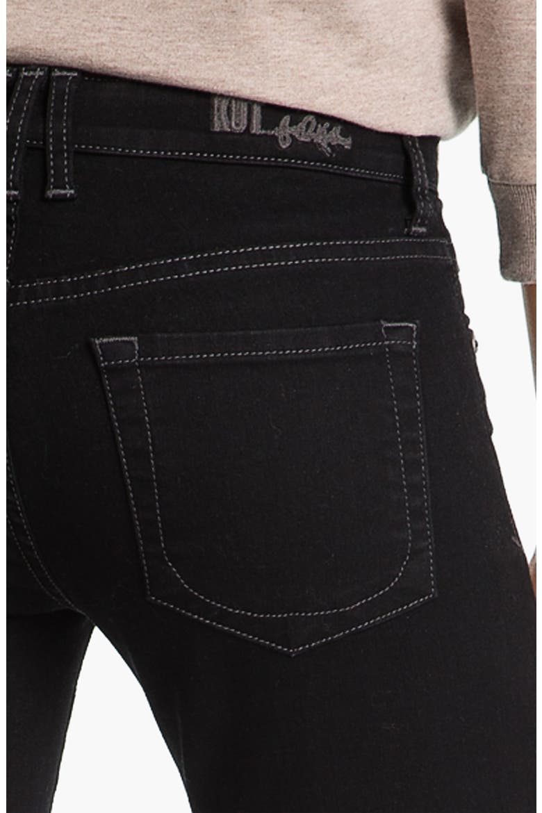 'Diana' Skinny Jeans, Alternate, color, BLACK