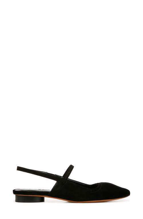 Vince Venice Slingback Flat In Black