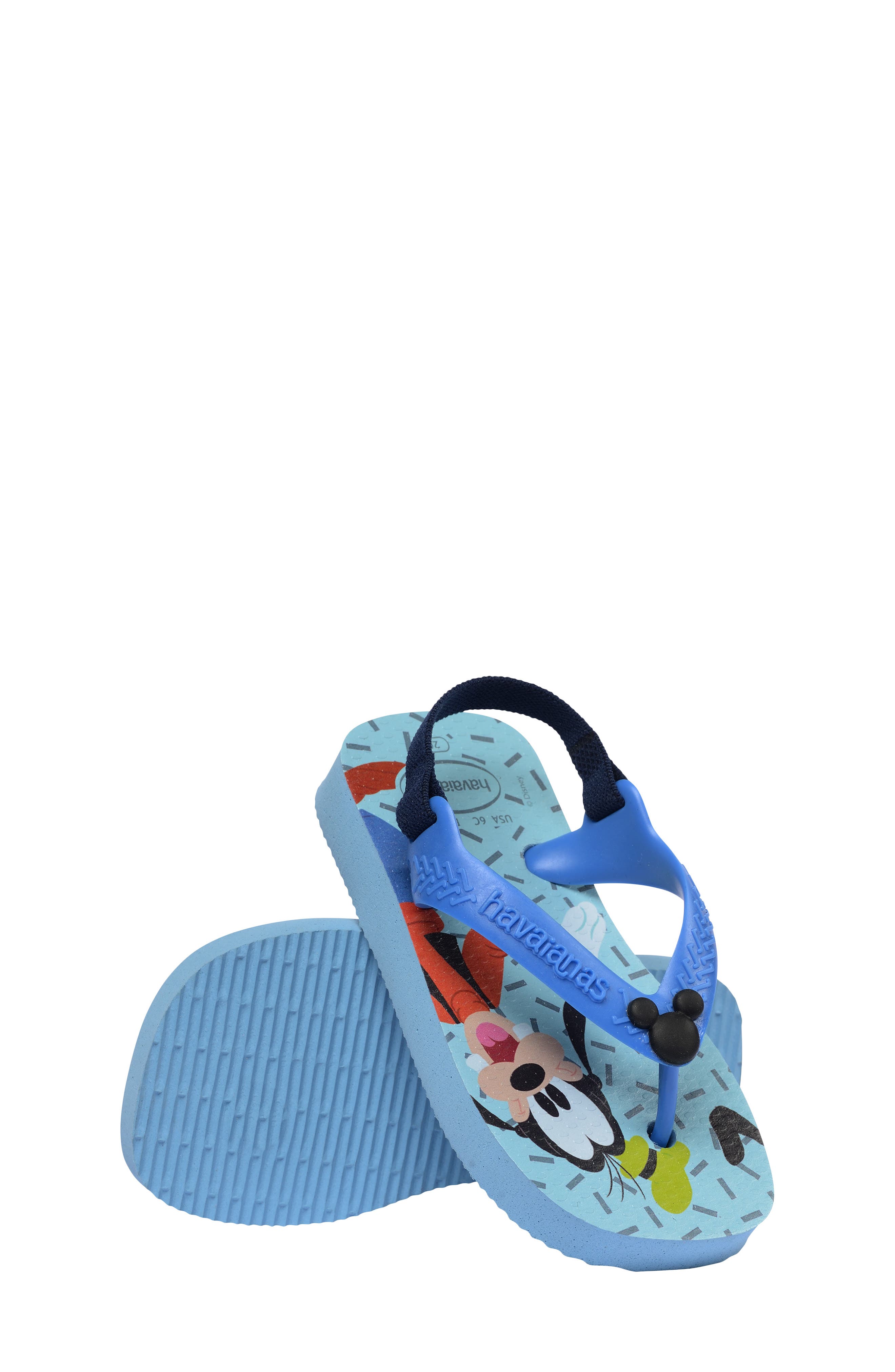 Havaianas Disney(R) Classics Flip Flop, Alternate, color, Blue/ Brilliant Blue