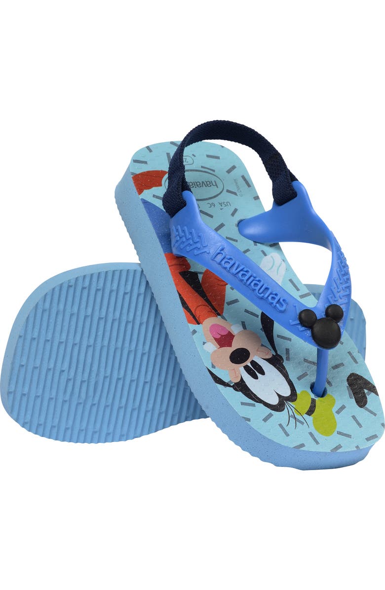 Havaianas Disney(R) Classics Flip Flop, Alternate, color, Blue/ Brilliant Blue