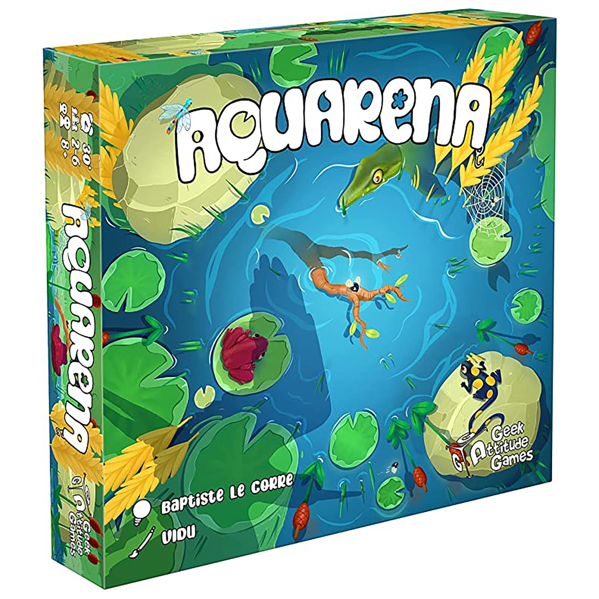 Luma Imports Aquarena Board Game, Kids & Family, 26 Players, 30 Mins, Ages 8+ in Multicolored 
