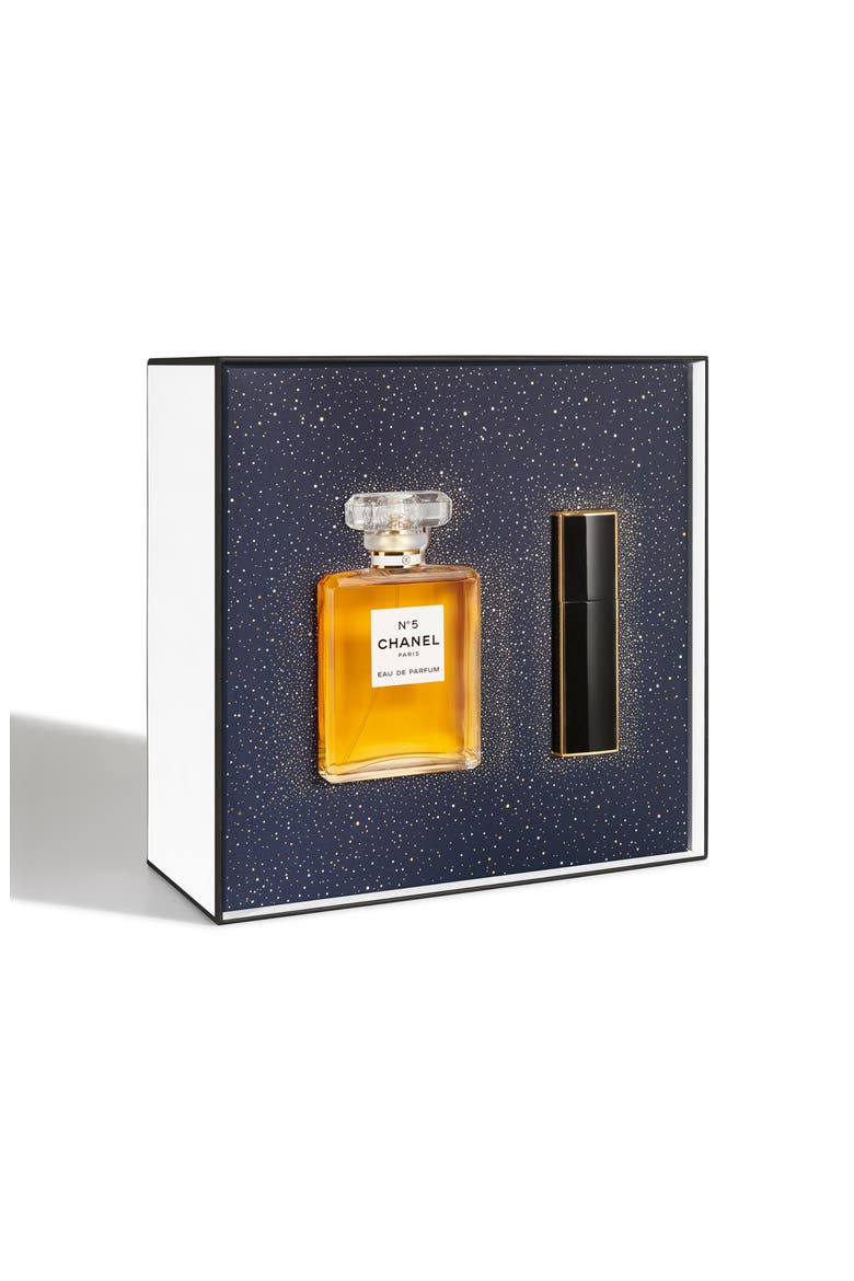 CHANEL N°5 香水 2本セット チェーン付き CHANEL N°5 Eau de Parfum Twist & Spray Set (Women) | Nordstrom