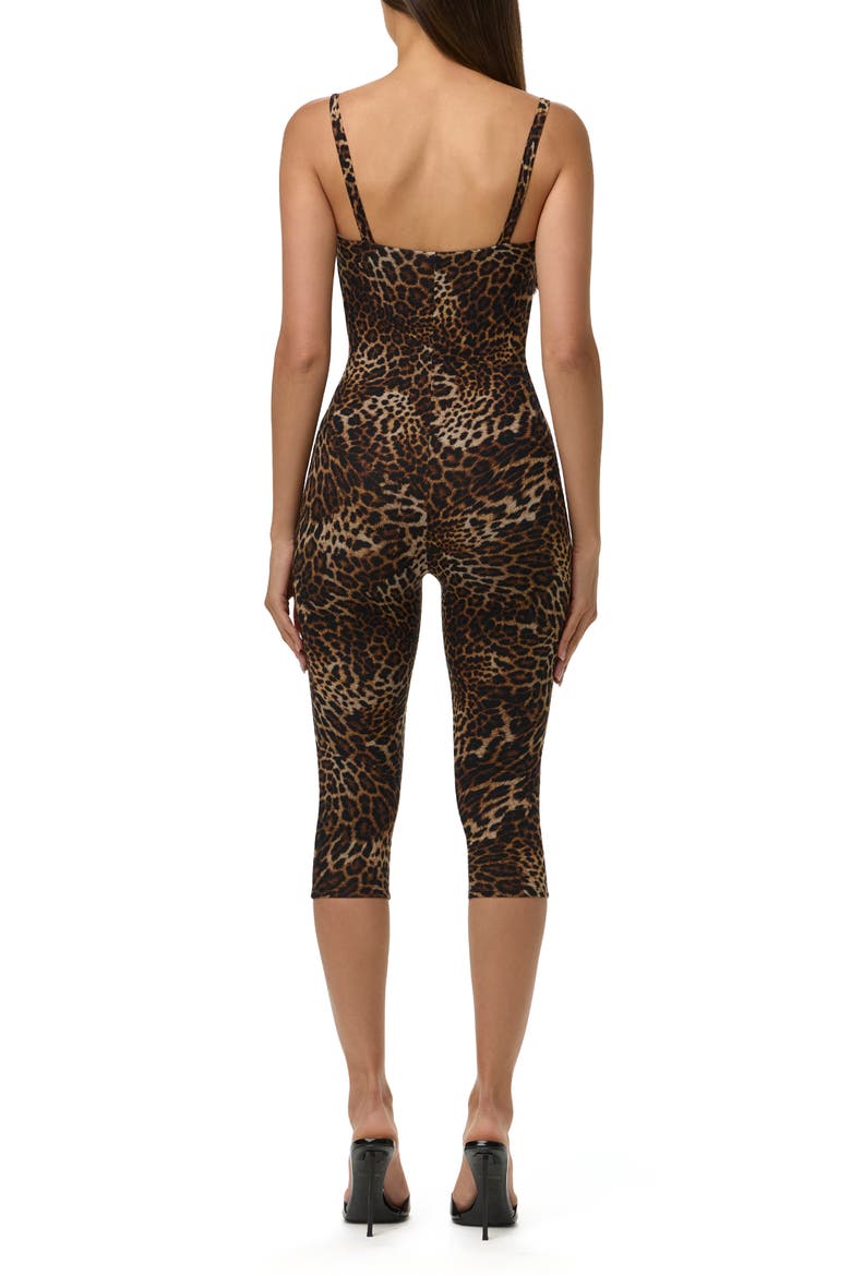 Leopard Print Capri Jumpsuit, Alternate, color, SPOTTED LEOPARD
