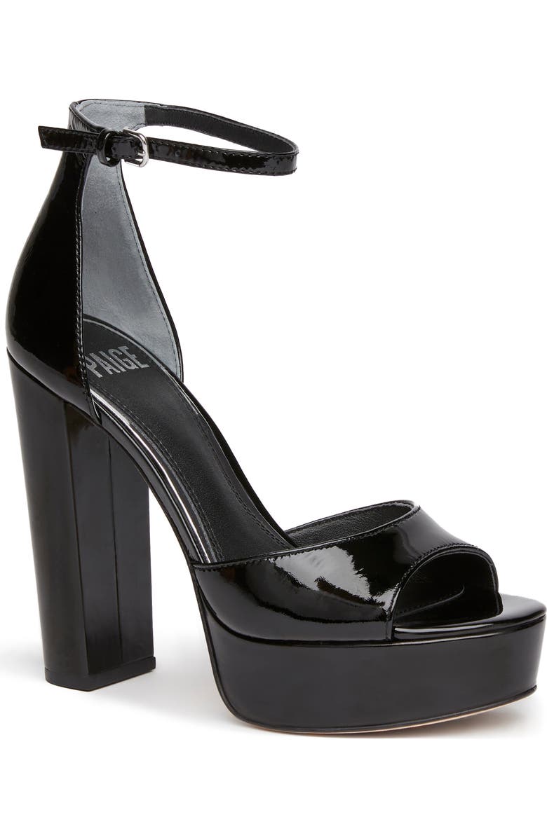 PAIGE Cory Ankle Strap Platform Sandal, Main, color,