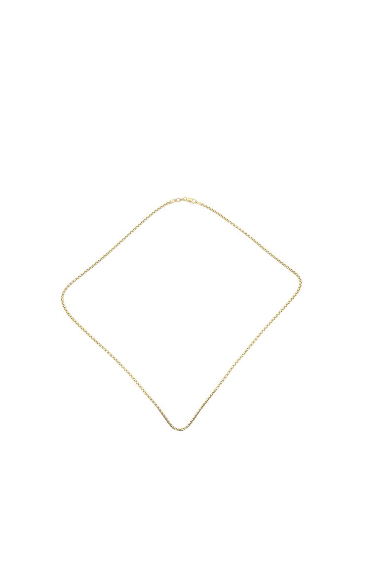 14K Box Link 2mm 20in 5.1g  Chain Necklace, Main, color, Yellow Gold