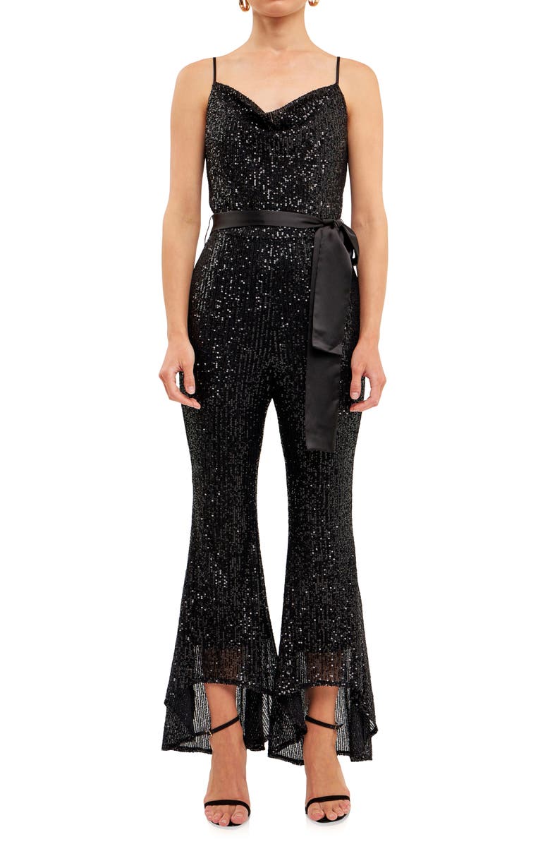 Endless Rose Sequin Jumpsuit, Alternate, color, 