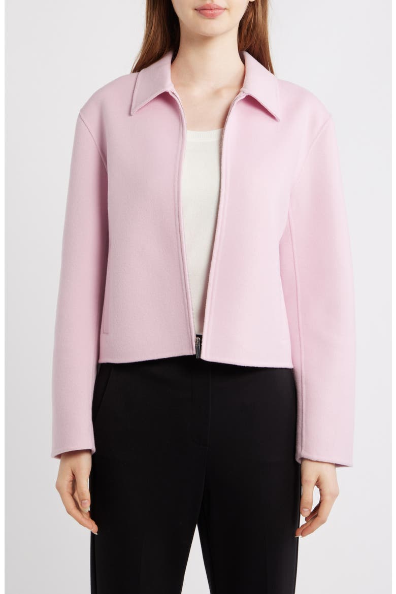 Casual Clean Wool & Cashmere Jacket, Alternate, color, PINK MAUVE