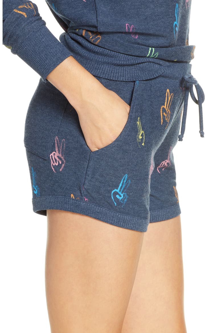 Cozy Peace Shorts, Alternate, color, AVALON