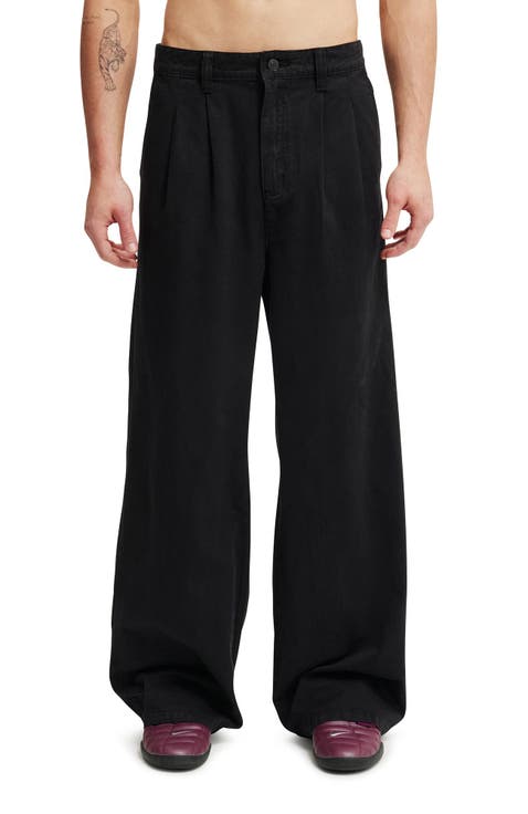 Men's Super Baggy Pleated Pant