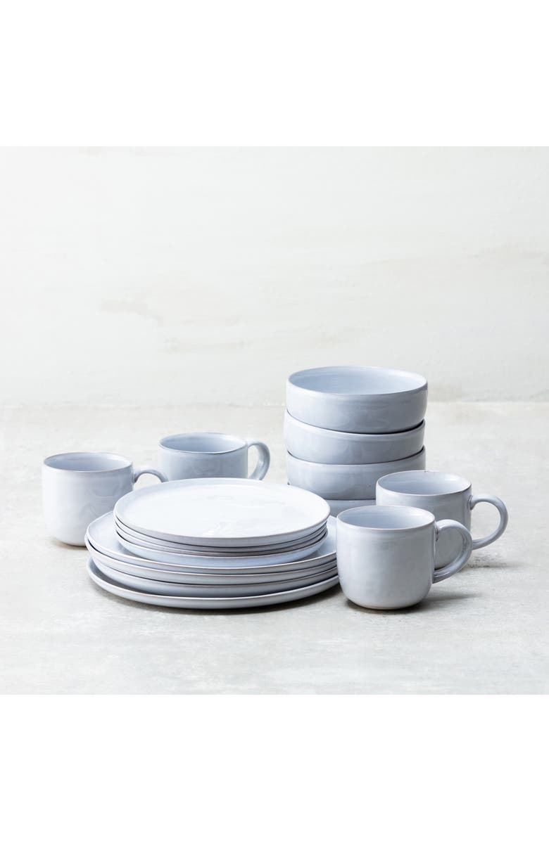 Fortessa Svelte 16-Piece Dinnerware Set, Alternate, color, Stone