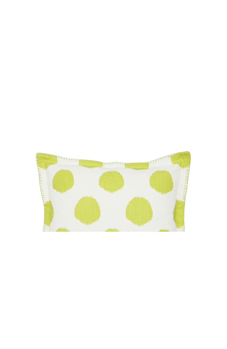 carol & frank Citron Dot Printed Accent Throw Pillow, Alternate, color, Green