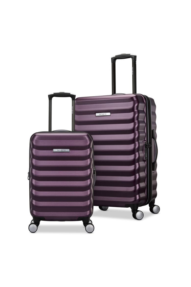 Element Hardside Expandable 2 Piece (21"/24") Luggage Set, Main, color, Dusk Purple