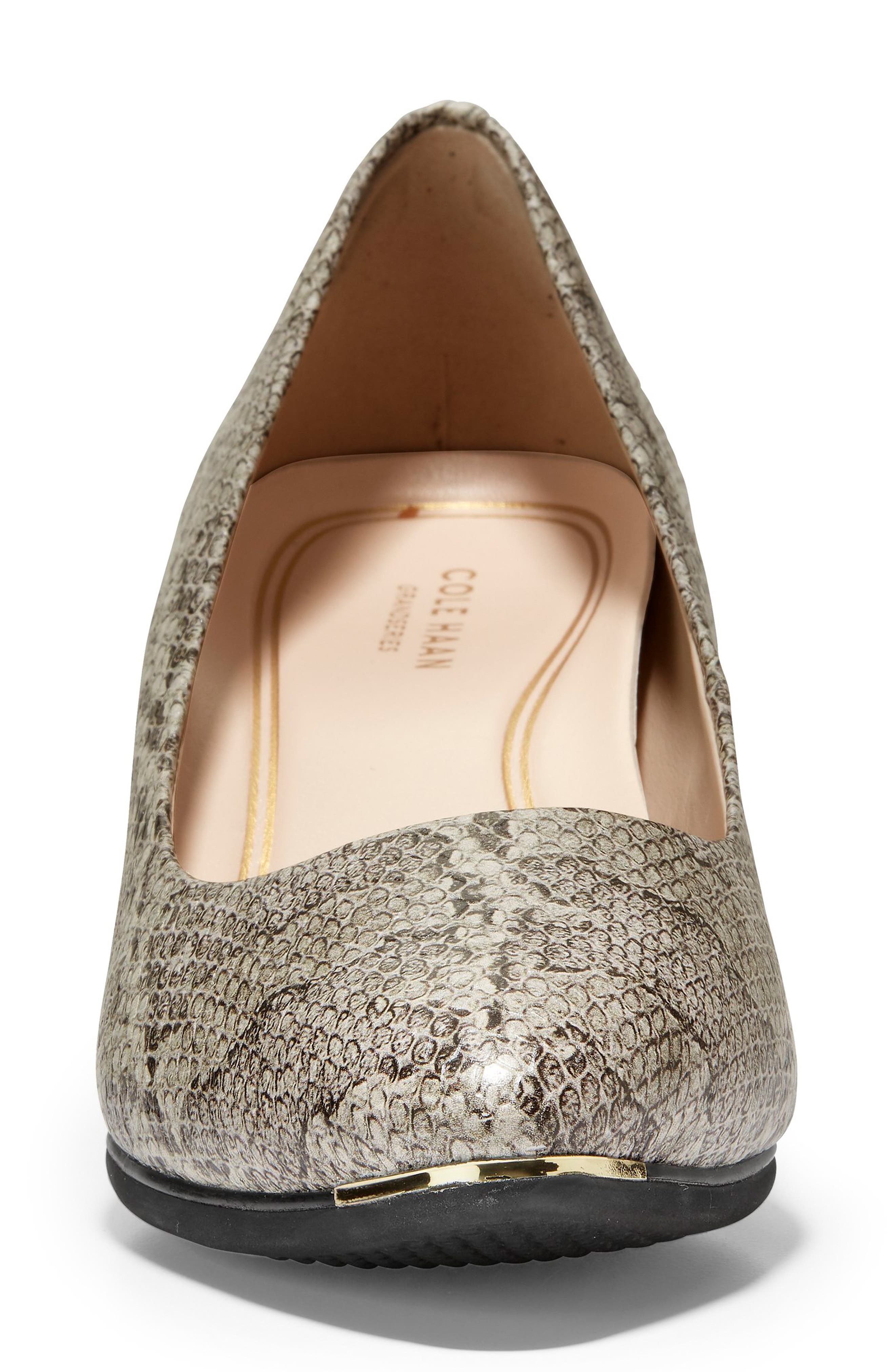 Grand Ambition Wedge Pump, Alternate, color, NATURAL SNAKE PRINT LEATHER