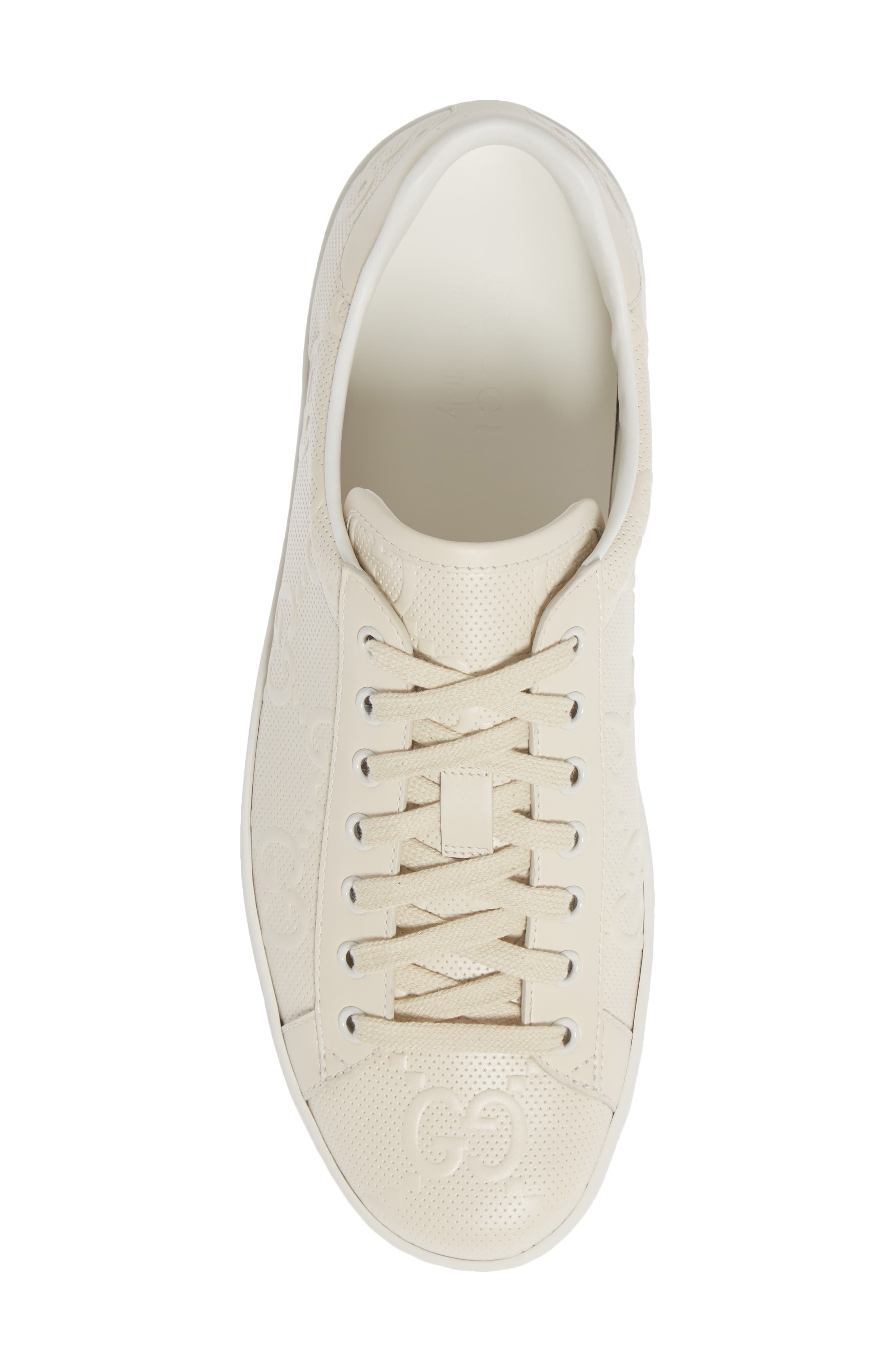 New Ace Logo Low Top Sneaker, Alternate, color, OFF WHITE