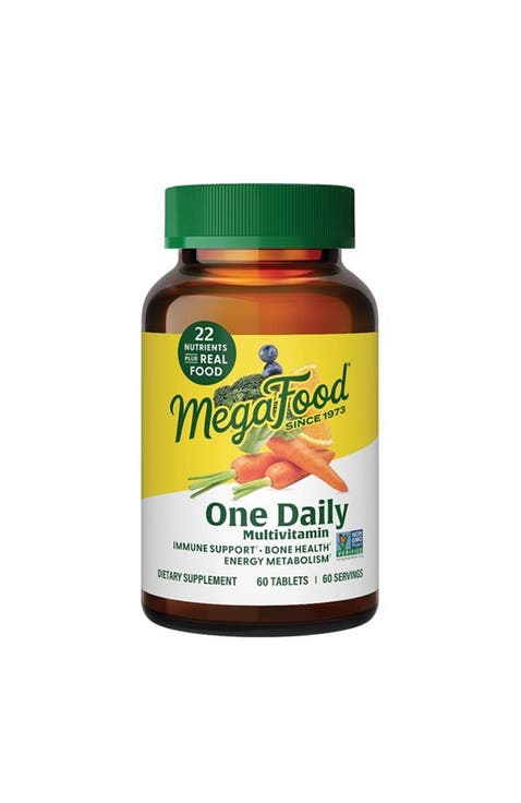 One Daily Multivitamin for Women and Men, Vegetarian, Non-GMO, 60 Tablets
