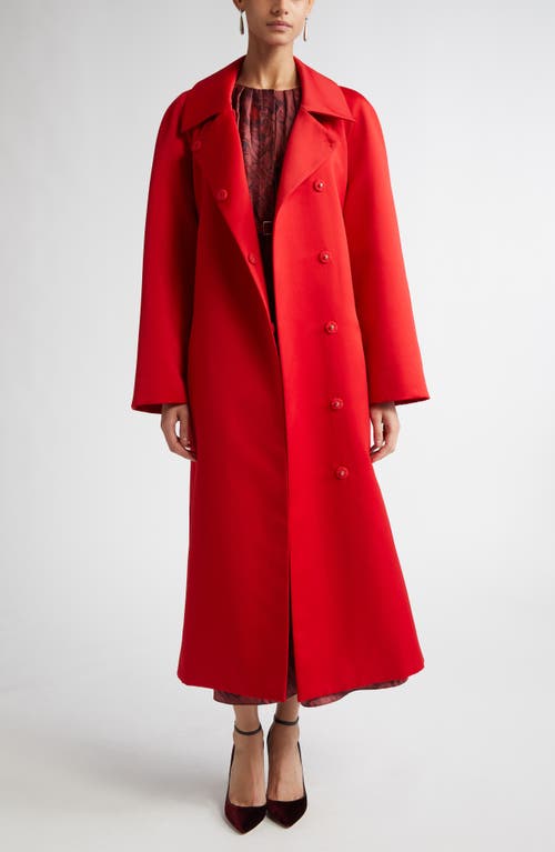 EMILIA WICKSTEAD EMILIA WICKSTEAD HASINA DOUBLE SATIN TRENCH COAT