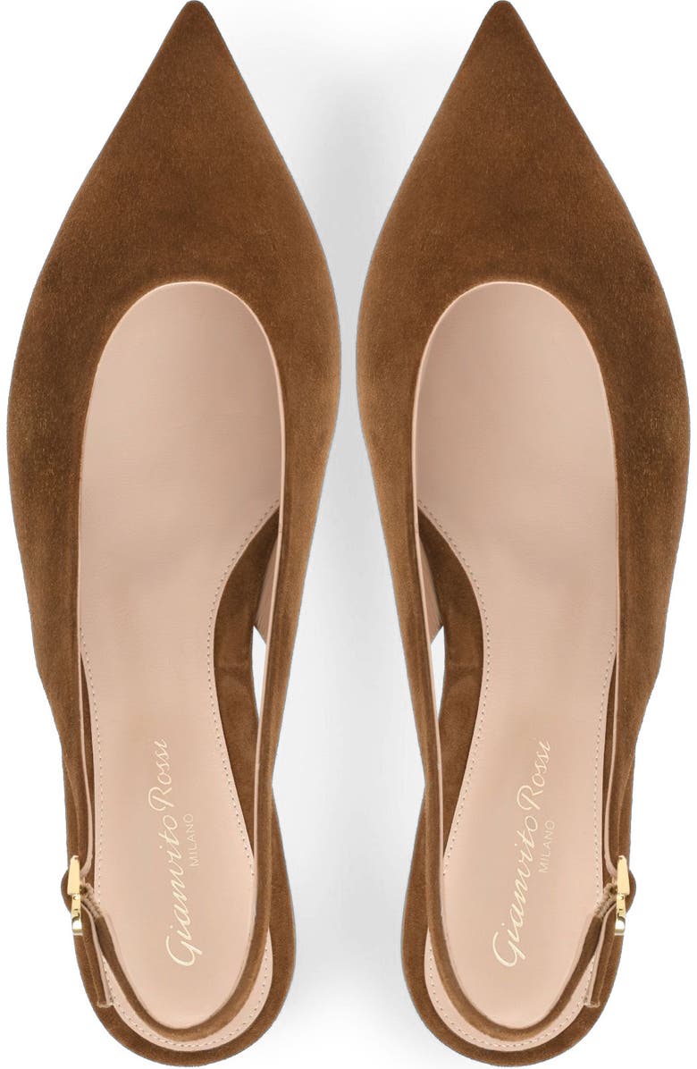 Gianvito Rossi Robbie Sling 05, Alternate, color, Black Patent