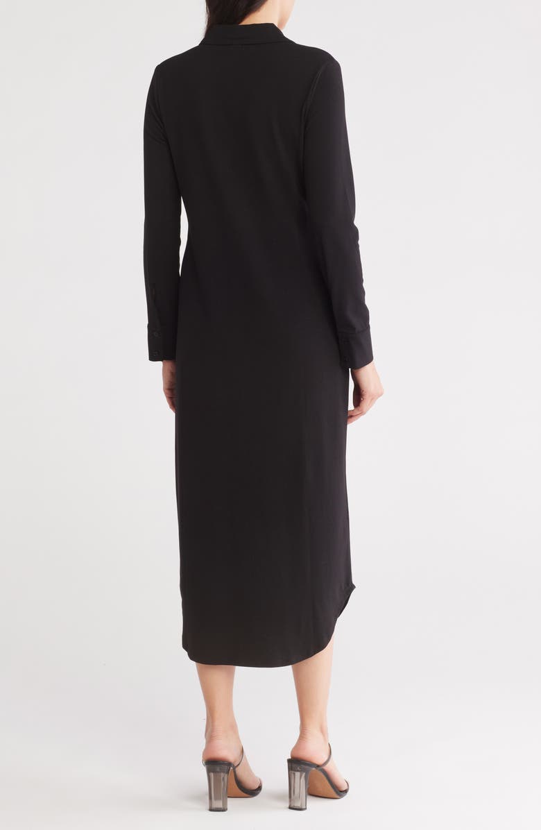NORDSTROM RACK Button Front Knit Shirtdress, Alternate, color,