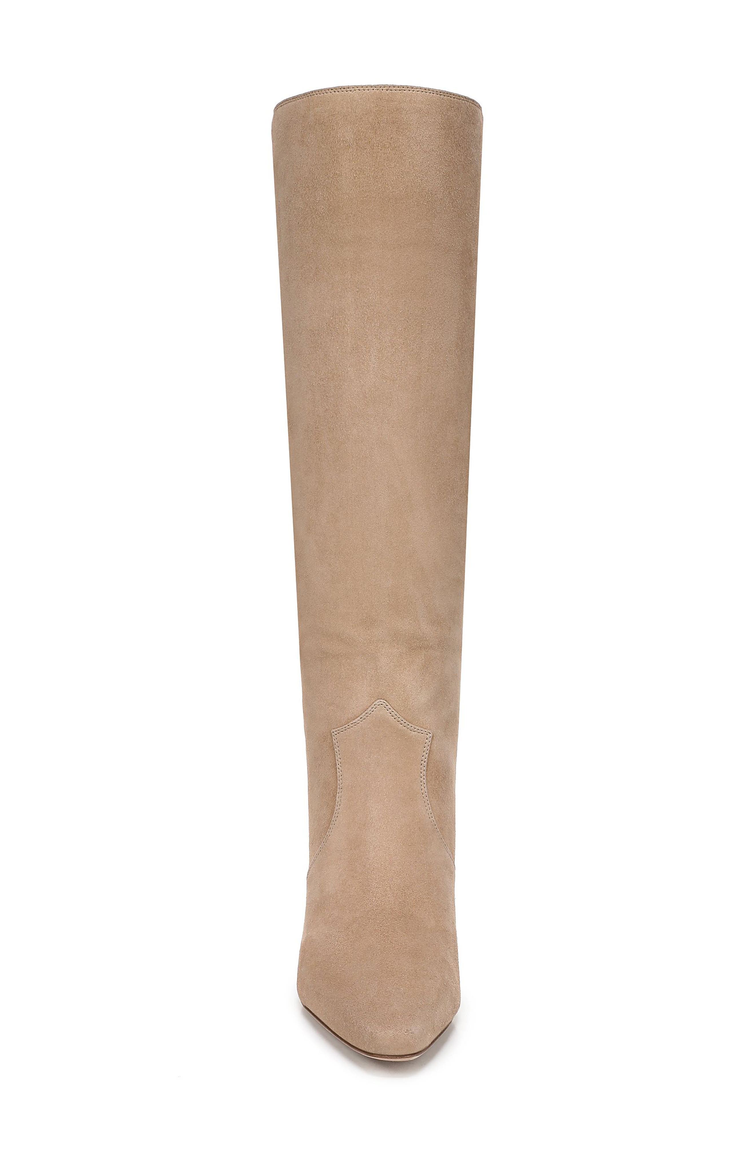 Veronica Beard Kinna Knee High Boot, Alternate, color, Sand