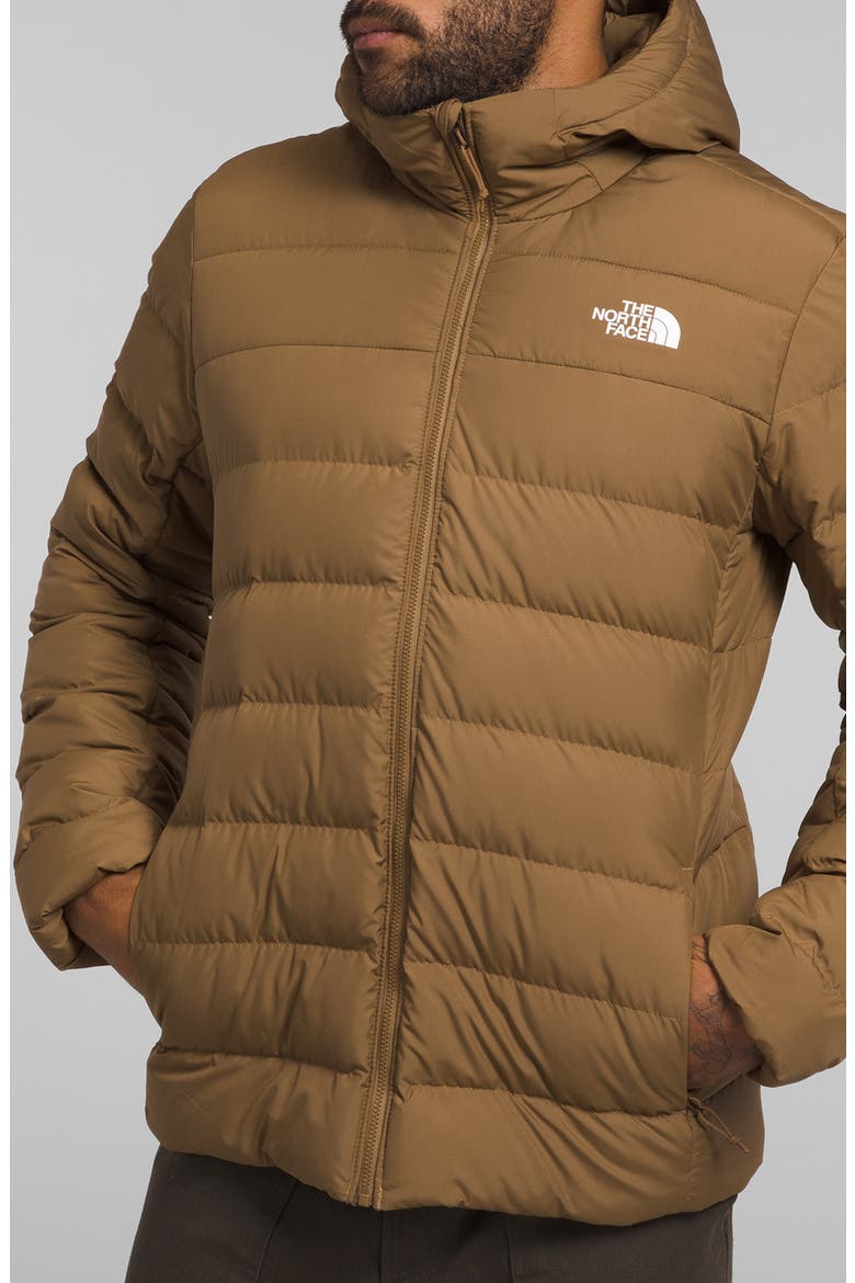 Aconcagua 3 Water Repellent Hood Jacket, Main, color, UTILITY BROWN-NPF