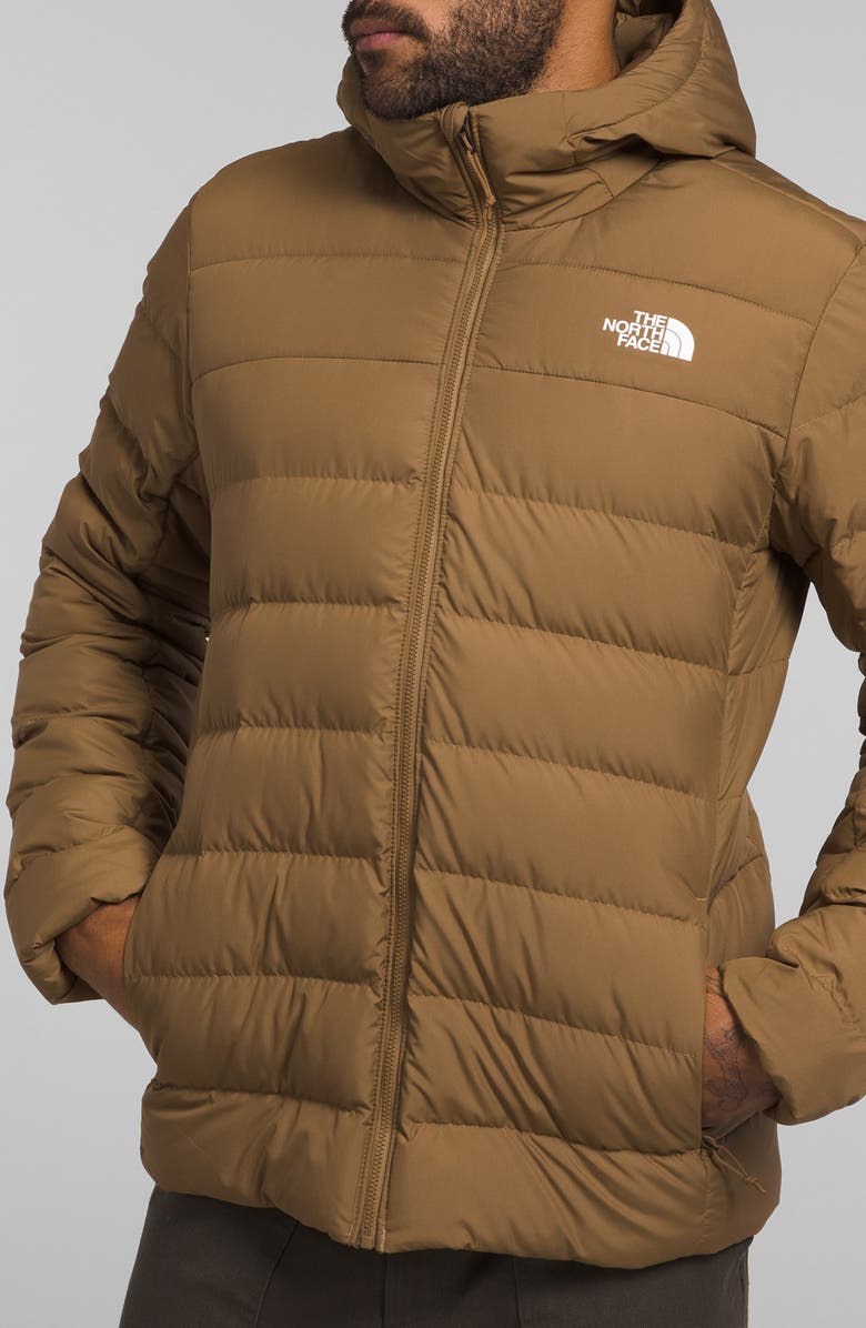 The North Face Aconcagua 3 Water Repellent Hood Jacket, Main, color, Utility Brown-Npf