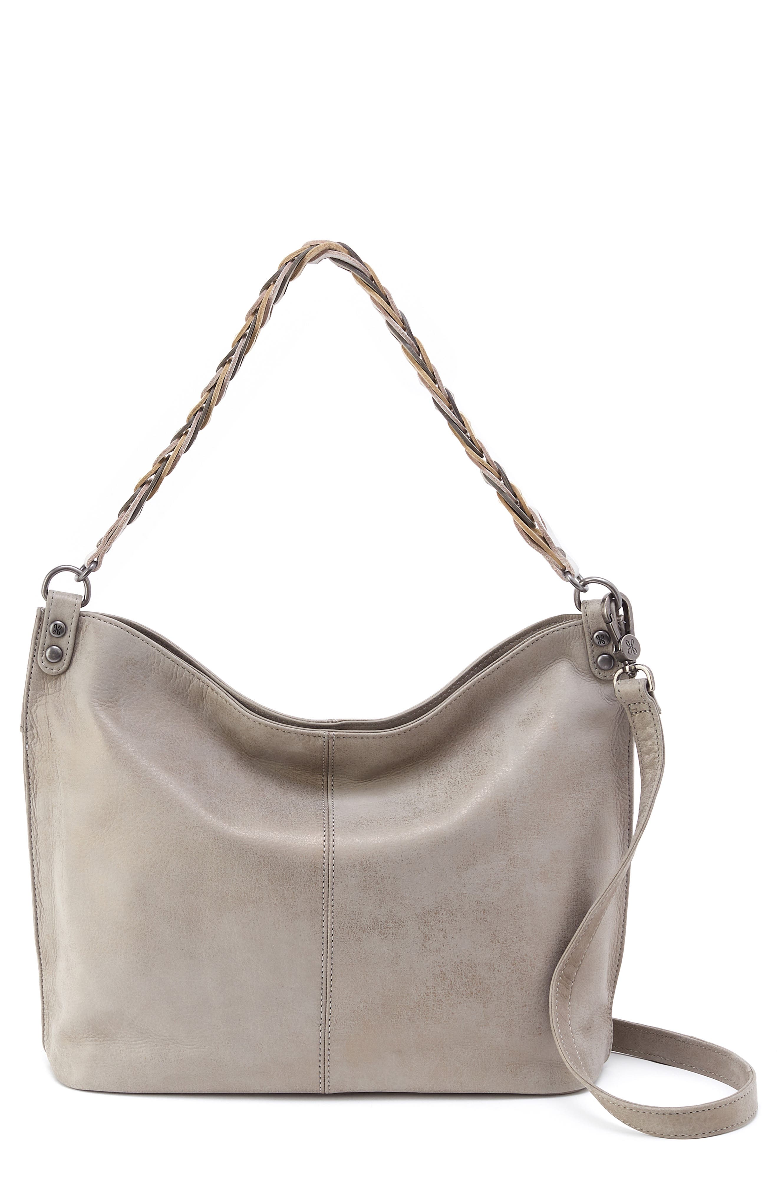 HOBO Pier Leather Shoulder Bag, Main, color, 