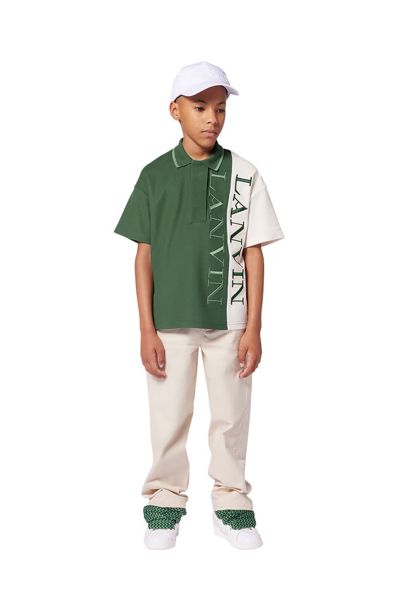 Lanvin KIDS SHORT-SLEEVED POLO SHIRT, Main, color, 