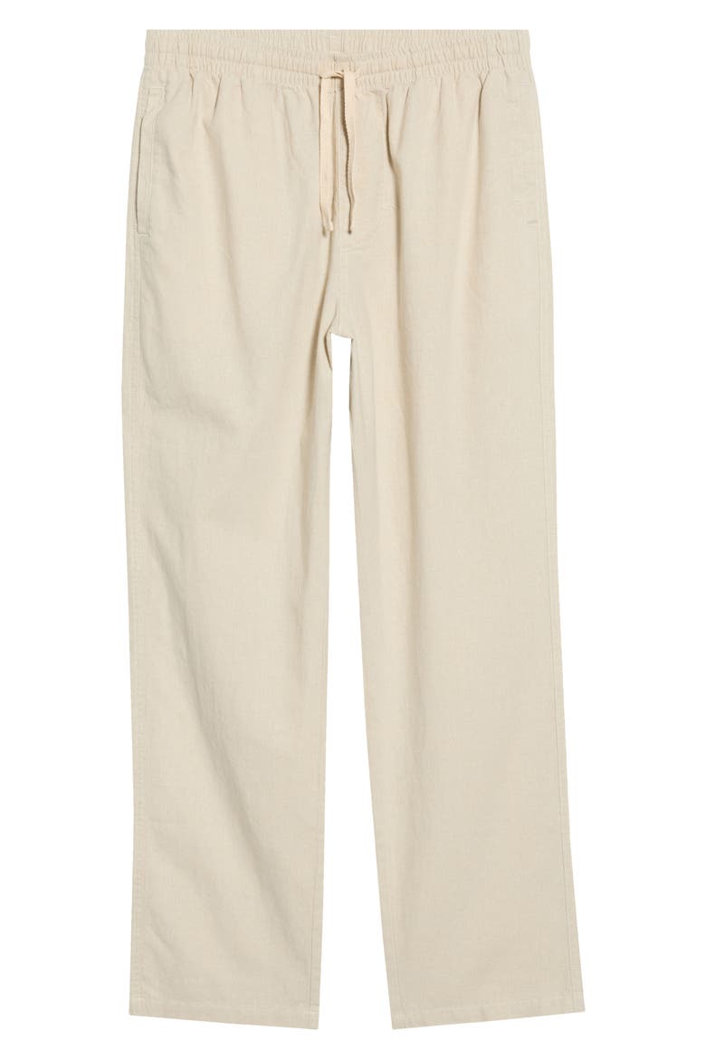Linen & Cotton Jam Pants, Alternate, color, SAND