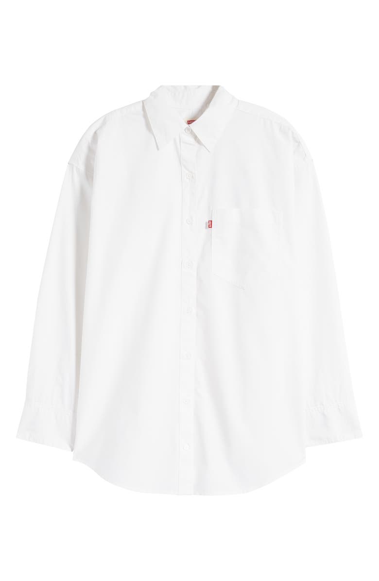 Levi's<sup>®</sup> Lola Oversize Cotton Poplin Button-Up Shirt, Alternate, color,