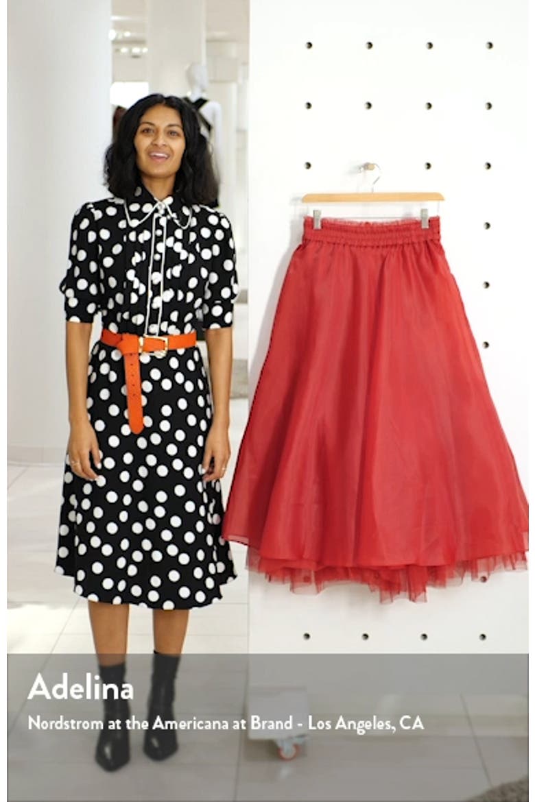 x Atlantic-Pacific Full Organza Midi Skirt (Nordstrom Exclusive) video