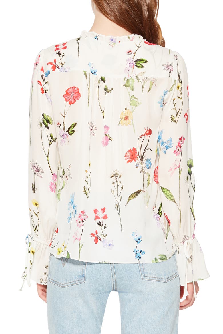 Cassidy Floral Silk Blouse, Alternate, color, GIGI