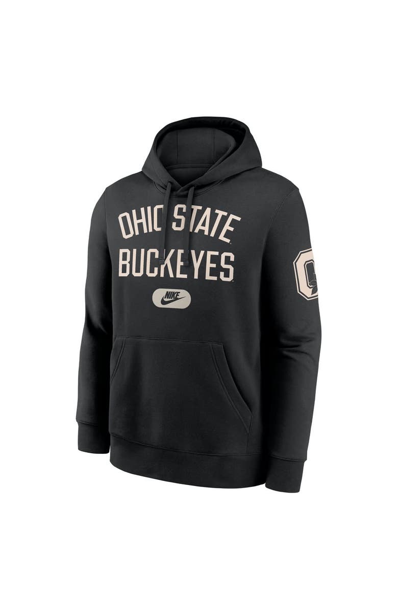 Nike Men's Nike Black Ohio State Buckeyes Club Fleece Fashion Hoodie, Alternate, color, 