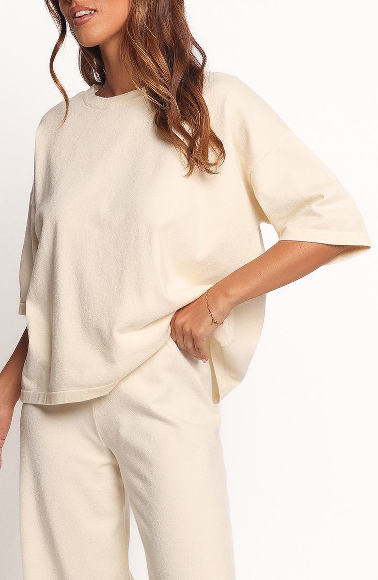 Petal & Pup Ash Knit Top, Alternate, color, White