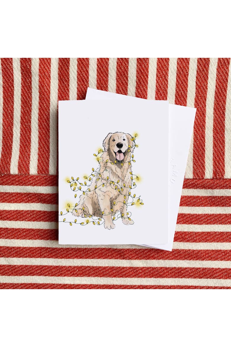 Winter/Holiday Greeting Card Pack Sets (3 ct) Lit Retriever, Alternate, color, Multi-Pack